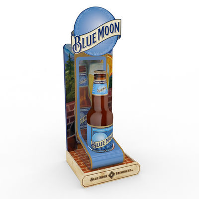 Tenedor elegante Glorifier para uso general de la botella de cerveza del soporte de exhibición del vino de Wallmount para el supermercado