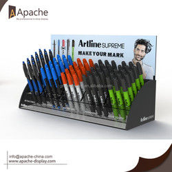Tenedores de acrílico de encargo de la exhibición de Pen Display Stand Acrylic Pen para el personal de la compañía