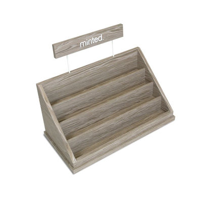 calidad  POS Jewelry Wooden Display Stand Wooden Countertop Display Organizer Boutique Fábrica