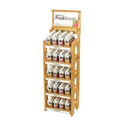 Soporte de exhibición derecho libre de madera del bocado de los frutos secos para la tienda