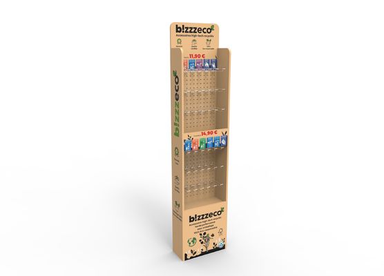 Estantes de pantallas de madera personalizados para pantallas de supermercados y tiendas