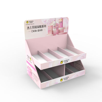 Preservativo de cartón personalizado Estante de exhibición de mesa 24 horas de diseño gratuito mayorista para supermercados